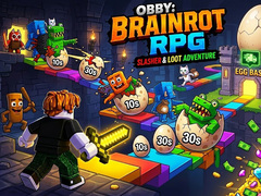 Permainan Obby: Brainrot RPG Slasher & Loot Adventure