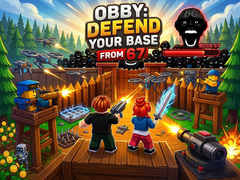 Permainan Obby: Defend your base from 67