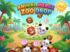 விளையாட்டு Animal Merge Zoo Drop