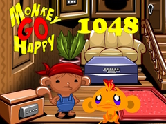 Permainan Monkey Go Happy Stage 1048