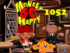 Permainan Monkey Go Happy Stage 1052