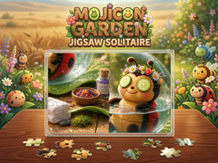 Permainan Mojicon Garden Jigsaw Solitaire!