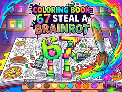 Permainan Coloring Book: 67 Steal A Brainrot