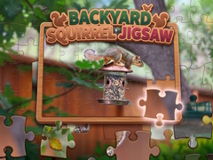 గేమ్ Backyard Squirrel Jigsaw