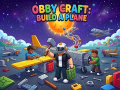 గేమ్ Obby Craft: Build a Plane