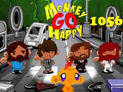 Permainan Monkey Go Happy Stage 1056