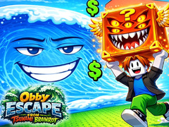 Permainan Obby Escape from Tsunami Brainrot