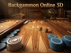Permainan Backgammon Online 3D