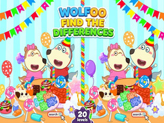 Permainan Wolfoo Spot The Difference