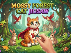 Permainan Mossy Forest Cat Jigsaw