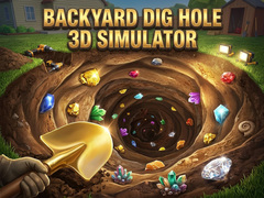 గేమ్ Backyard Dig Hole 3D Simulator