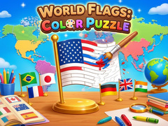 గేమ్ World Flags: Color Puzzle