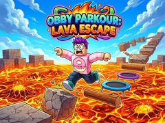 விளையாட்டு Obby Parkour: Lava Escape