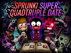 గేమ్ Sprunki Super Quadtruple Date