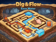 Permainan Dig & Flow - Save Water