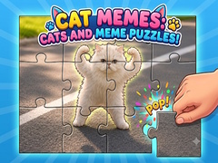 గేమ్ Cat Memes: Cats and Meme Puzzles!