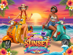Permainan Besties Sunset Scooter Rider