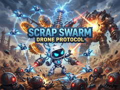 Permainan Scrap Swarm: Drone Protocol