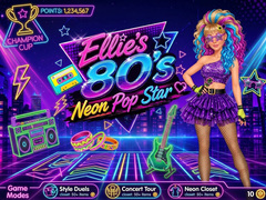 Permainan Ellie’s 80’s Neon Pop Star