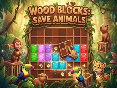 గేమ్ Wood Blocks: Save Animals