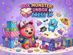 గేమ్ Box Monster: Unbox & Dress Up