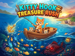 விளையாட்டு Kitty Hook Treasure Rush