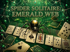 விளையாட்டு Spider Solitaire: Emerald Web