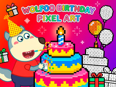 விளையாட்டு Wolfoo Birthday Pixel Art