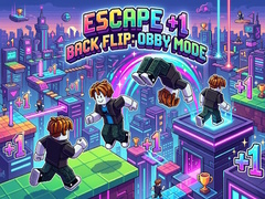 Permainan Escape +1 Back Flip: Obby Mode