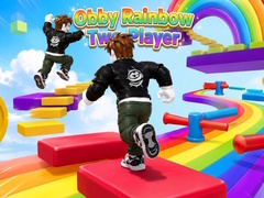 Permainan Obby Rainbow Parkour Two Player