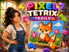 గేమ్ Pixel Tetrix Trails