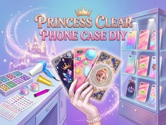Permainan Princess Clear Phone Case DIY