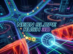 Permainan Neon Slope Rush 3D
