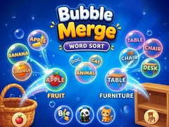 Permainan Bubble Merge: Word Sort