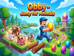Permainan Obby - Jump for Animals