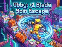 விளையாட்டு Obby: +1 Blade Spin Escape