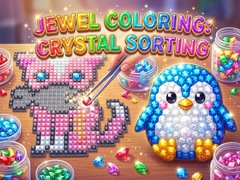 விளையாட்டு Jewel Coloring: Crystal Sorting