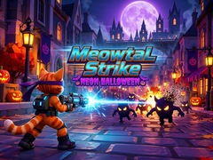 விளையாட்டு Meowtal Strike Neon Halloween