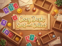 Permainan Cozy Desk Sort and Collect
