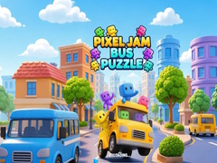 Permainan Pixel Jam Bus Puzzle