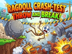 Permainan Ragdoll Crash-Test: Throw and Break!