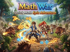 விளையாட்டு Math War: Quick Math Epic Adventure
