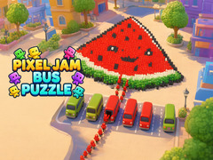 Permainan Pixel Jam Bus Puzzle: Color Sort