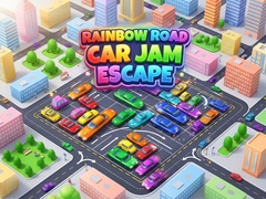 Permainan Rainbow Road Car Jam Escape