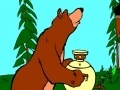 Permainan Masha and the Bear: The tea from a samovar